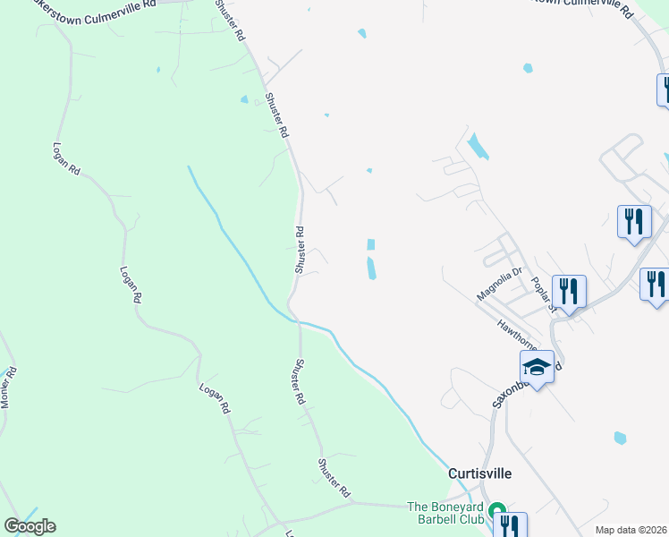 map of restaurants, bars, coffee shops, grocery stores, and more near 156 Shuster Road in Gibsonia