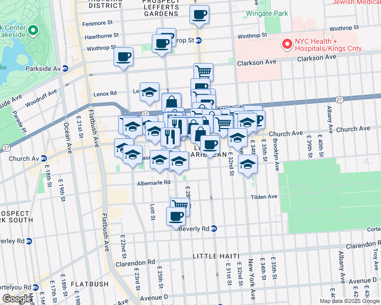 map of restaurants, bars, coffee shops, grocery stores, and more near 6 Lloyd Street in Brooklyn