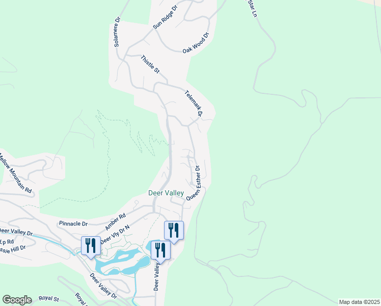 map of restaurants, bars, coffee shops, grocery stores, and more near 2482 Deer Lake Drive in Coalville