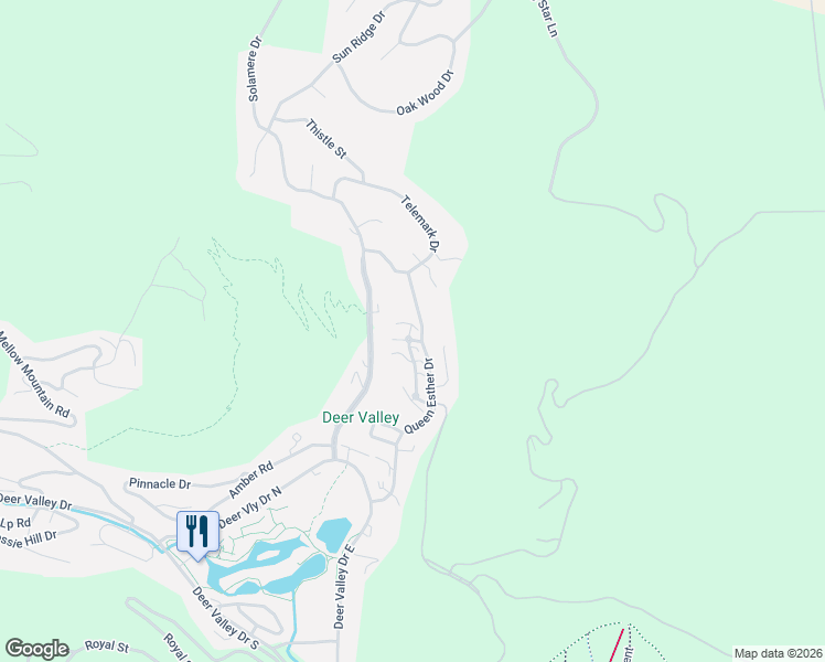 map of restaurants, bars, coffee shops, grocery stores, and more near 2482 Deer Lake Drive in Coalville