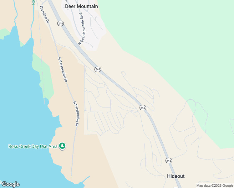 map of restaurants, bars, coffee shops, grocery stores, and more near 11742 North Shoreline Drive in Hideout