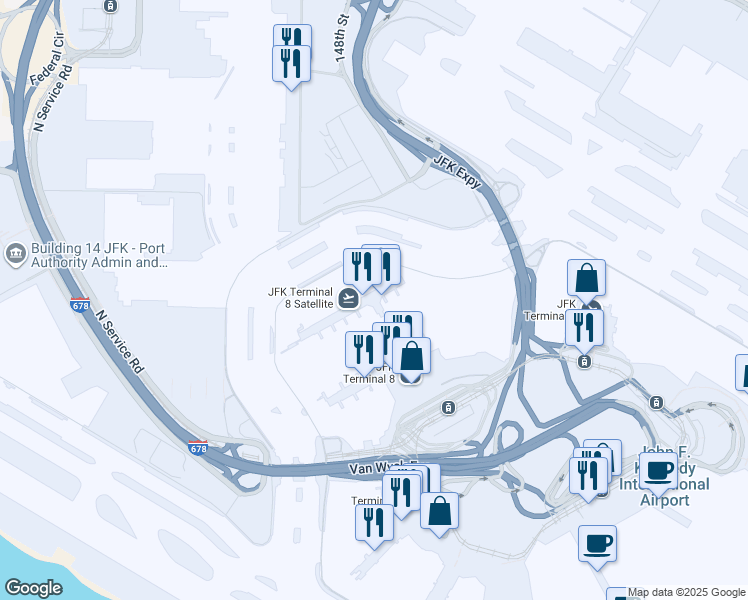 map of restaurants, bars, coffee shops, grocery stores, and more near in Queens