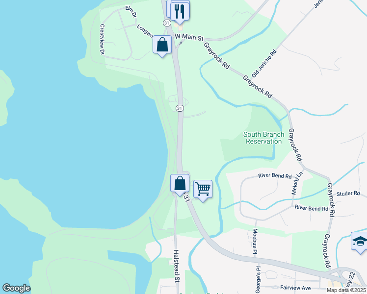map of restaurants, bars, coffee shops, grocery stores, and more near 1728 New Jersey 31 in Clinton