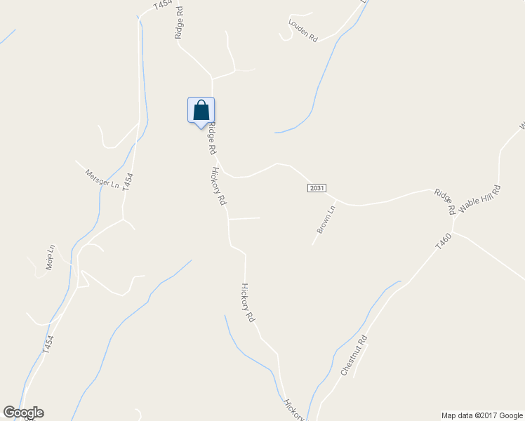 map of restaurants, bars, coffee shops, grocery stores, and more near 1264 Hickory Road in Vandergrift