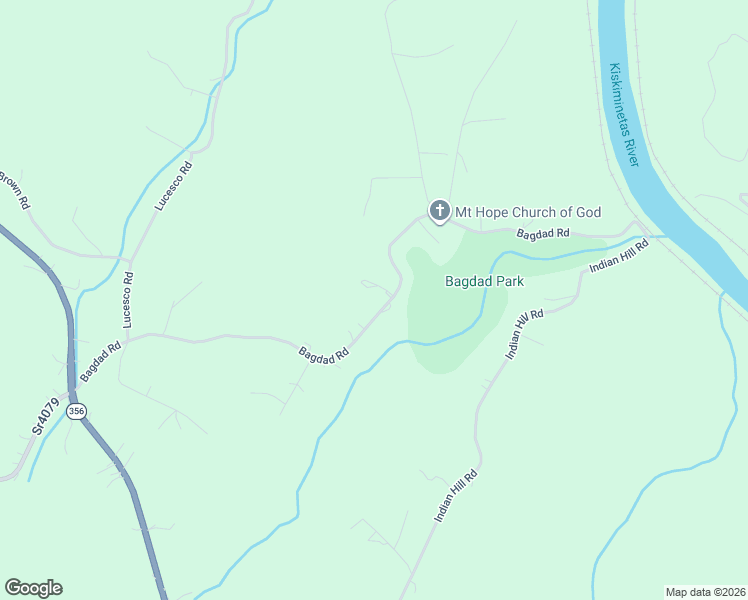 map of restaurants, bars, coffee shops, grocery stores, and more near 810 Bagdad Road in Leechburg