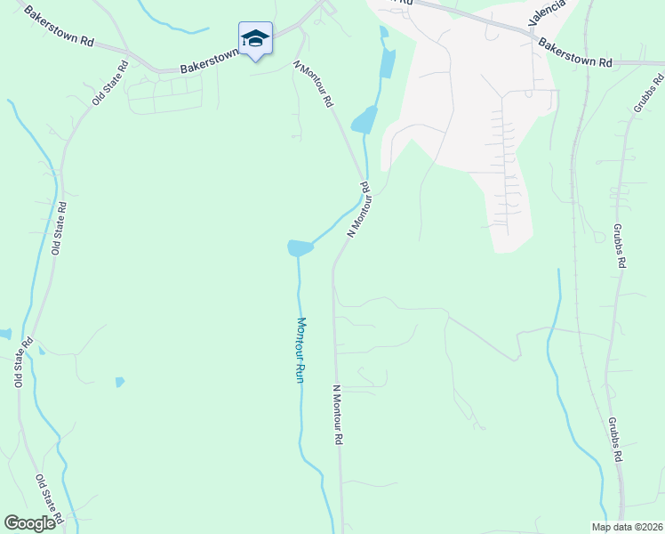 map of restaurants, bars, coffee shops, grocery stores, and more near 5646 North Montour Road in Gibsonia