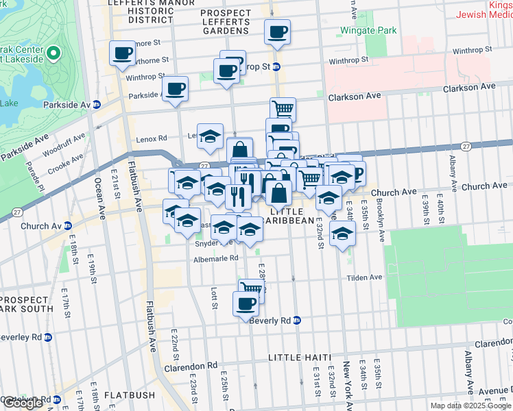 map of restaurants, bars, coffee shops, grocery stores, and more near 6 Lloyd Street in Brooklyn