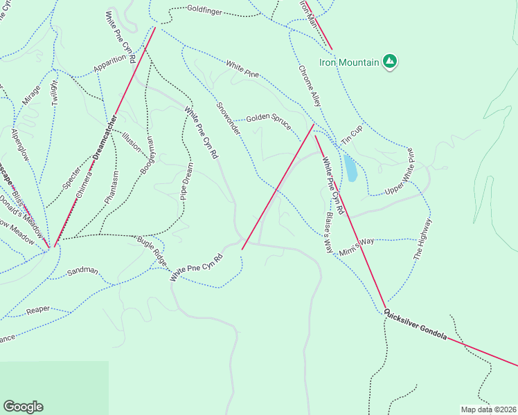 map of restaurants, bars, coffee shops, grocery stores, and more near 207 White Pine Canyon Road in Park City