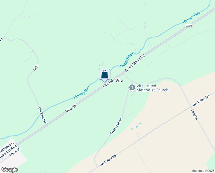 map of restaurants, bars, coffee shops, grocery stores, and more near 1320 Vira Road in Lewistown