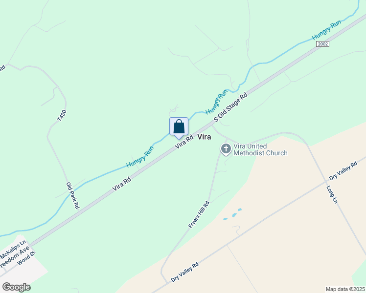 map of restaurants, bars, coffee shops, grocery stores, and more near 1320 Vira Road in Lewistown