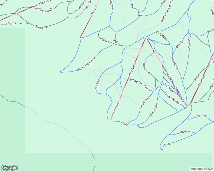 map of restaurants, bars, coffee shops, grocery stores, and more near 137 White Pine Canyon Road in Park City