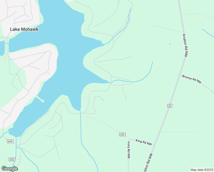 map of restaurants, bars, coffee shops, grocery stores, and more near 408 E Mohawk Dr in Malvern