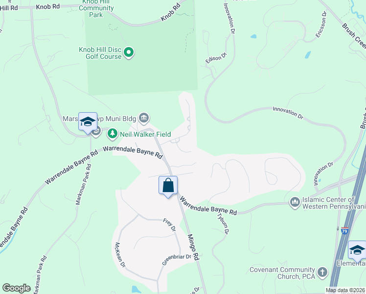 map of restaurants, bars, coffee shops, grocery stores, and more near 814 Mulberry Court in Wexford