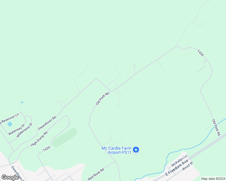 map of restaurants, bars, coffee shops, grocery stores, and more near 722 Old Park Road in Lewistown