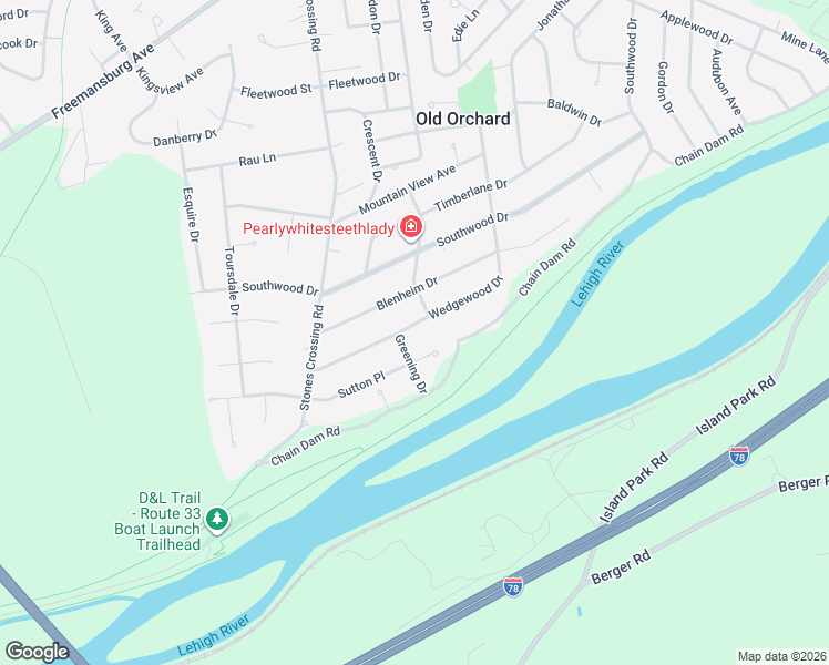 map of restaurants, bars, coffee shops, grocery stores, and more near 380 Wedgewood Drive in Easton