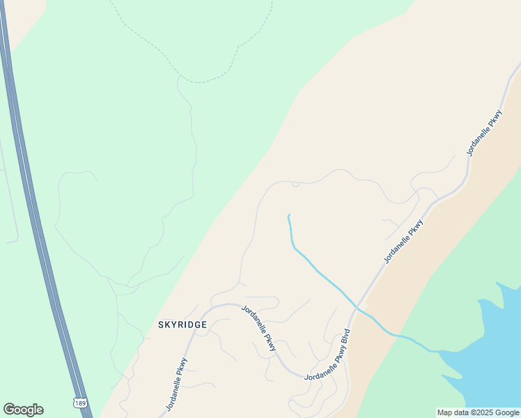 map of restaurants, bars, coffee shops, grocery stores, and more near 1595 Skyridge Drive in Daniel