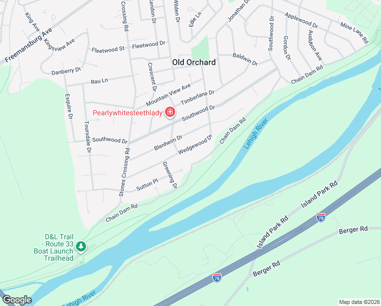 map of restaurants, bars, coffee shops, grocery stores, and more near 1 Sutton Place in Easton