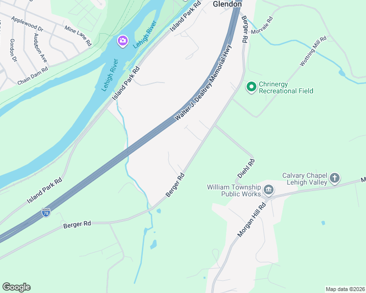 map of restaurants, bars, coffee shops, grocery stores, and more near 105 Helen Court in Easton