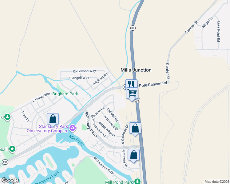 map of restaurants, bars, coffee shops, grocery stores, and more near 6790 Greenfield Lane in Tooele