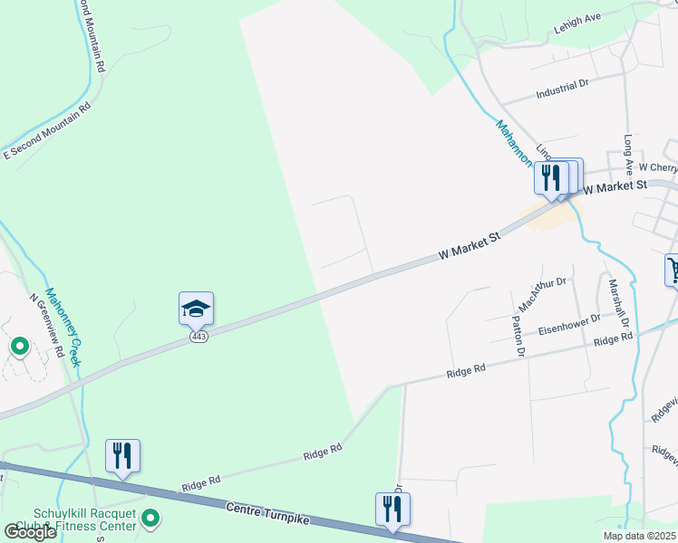 map of restaurants, bars, coffee shops, grocery stores, and more near 1000-1004 Seton Drive in Orwigsburg