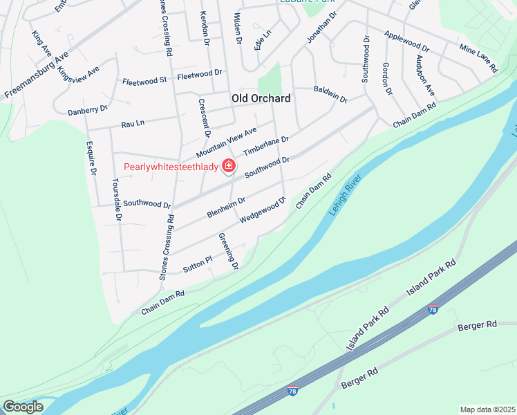 map of restaurants, bars, coffee shops, grocery stores, and more near 341 Wedgewood Drive in Easton