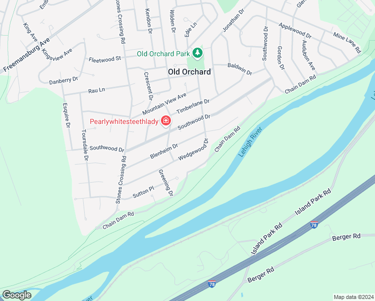 map of restaurants, bars, coffee shops, grocery stores, and more near 341 Wedgewood Drive in Easton