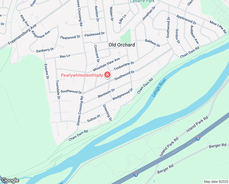 map of restaurants, bars, coffee shops, grocery stores, and more near 160 Blenheim Drive in Easton