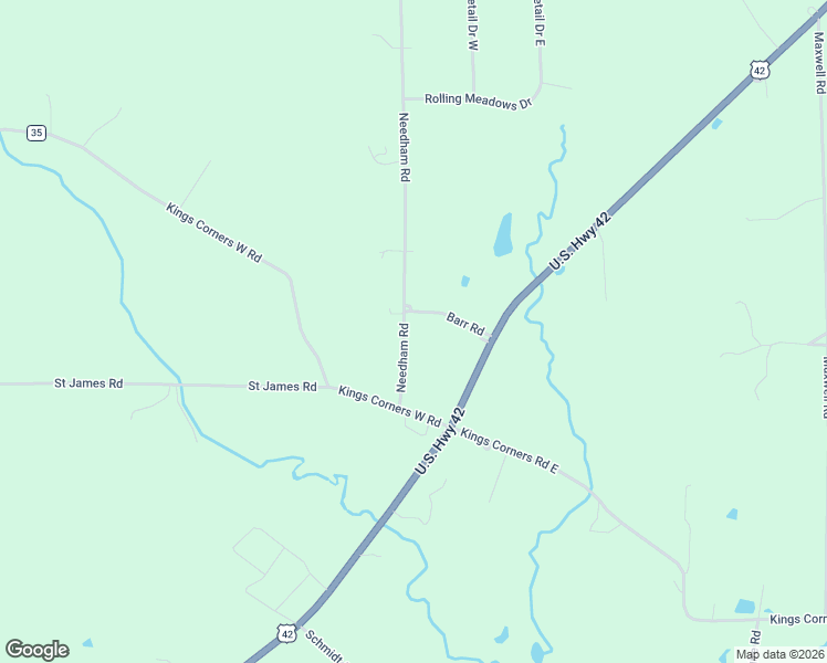 map of restaurants, bars, coffee shops, grocery stores, and more near 3825 Needham Road in Lexington