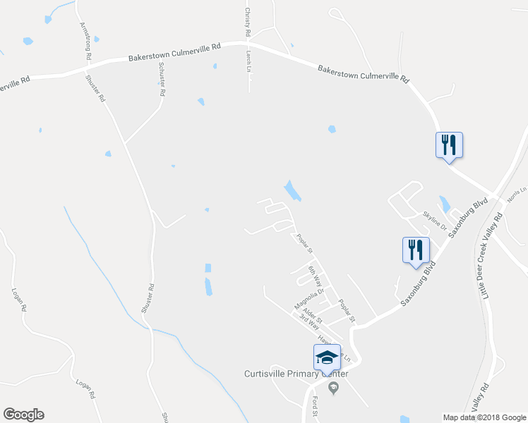 map of restaurants, bars, coffee shops, grocery stores, and more near 352 Willow Way in Tarentum