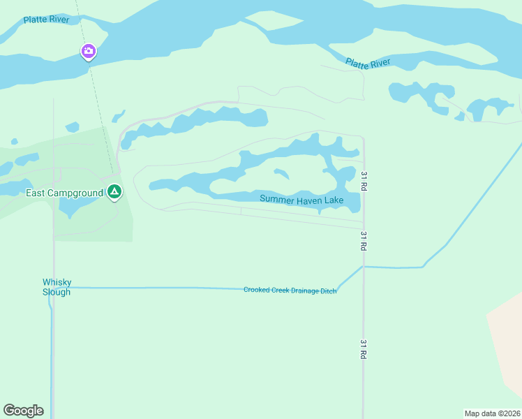 map of restaurants, bars, coffee shops, grocery stores, and more near South Shore Drive in Kearney County