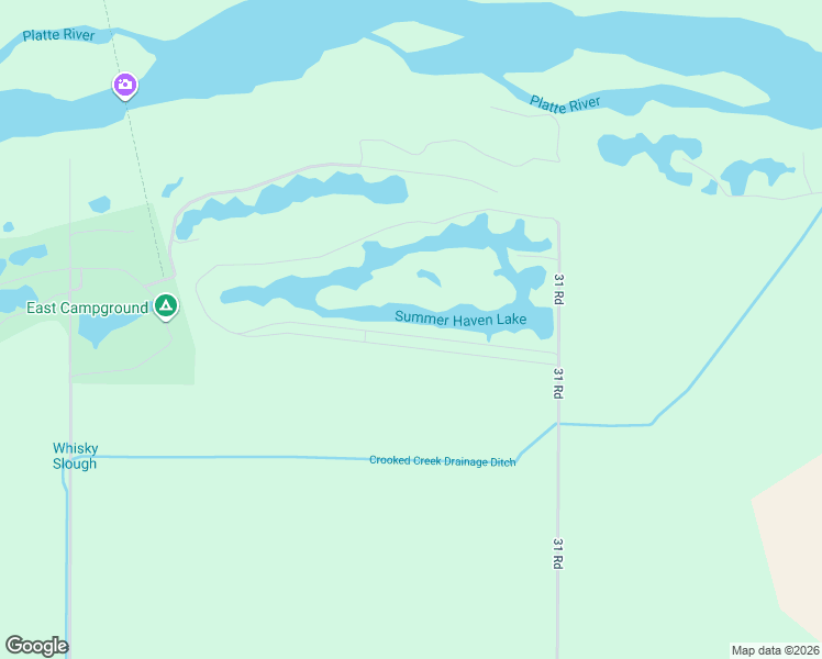 map of restaurants, bars, coffee shops, grocery stores, and more near South Shore Drive in Gibbon