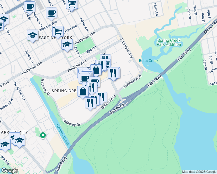 map of restaurants, bars, coffee shops, grocery stores, and more near 48 in Brooklyn