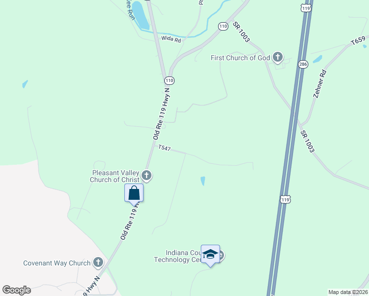 map of restaurants, bars, coffee shops, grocery stores, and more near 98 T547 in Indiana