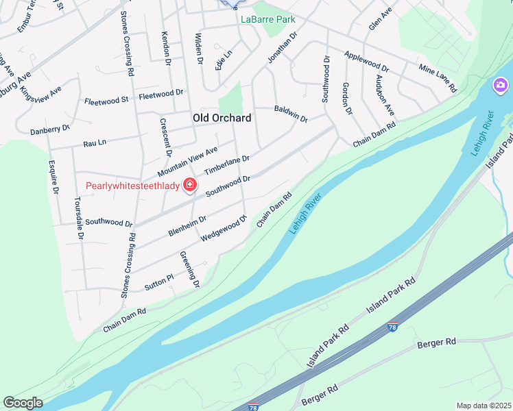 map of restaurants, bars, coffee shops, grocery stores, and more near 70 Blenheim Drive in Easton
