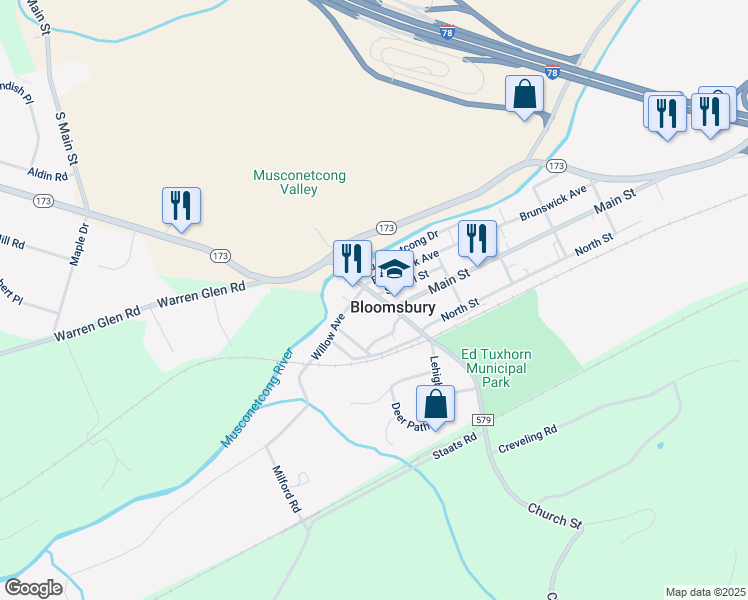 map of restaurants, bars, coffee shops, grocery stores, and more near in Bloomsbury