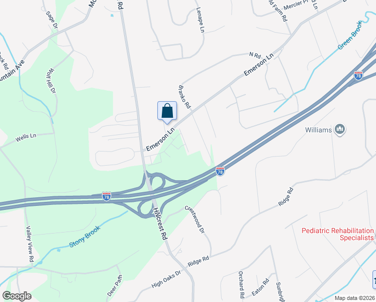 map of restaurants, bars, coffee shops, grocery stores, and more near 65 Rogers Avenue in Berkeley Heights