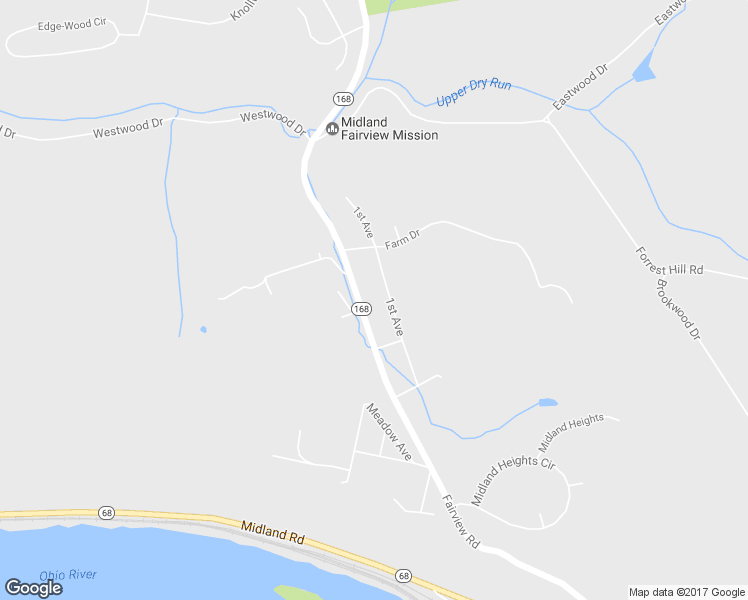 map of restaurants, bars, coffee shops, grocery stores, and more near 238 Fairview Rd in Midland