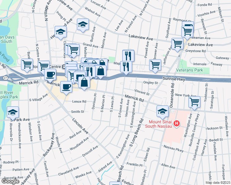 407 Merrick Road, Rockville Centre NY Walk Score