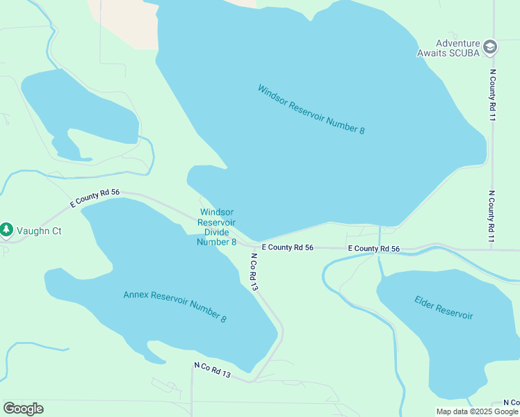 map of restaurants, bars, coffee shops, grocery stores, and more near 1116 East Co Road 56 in Fort Collins