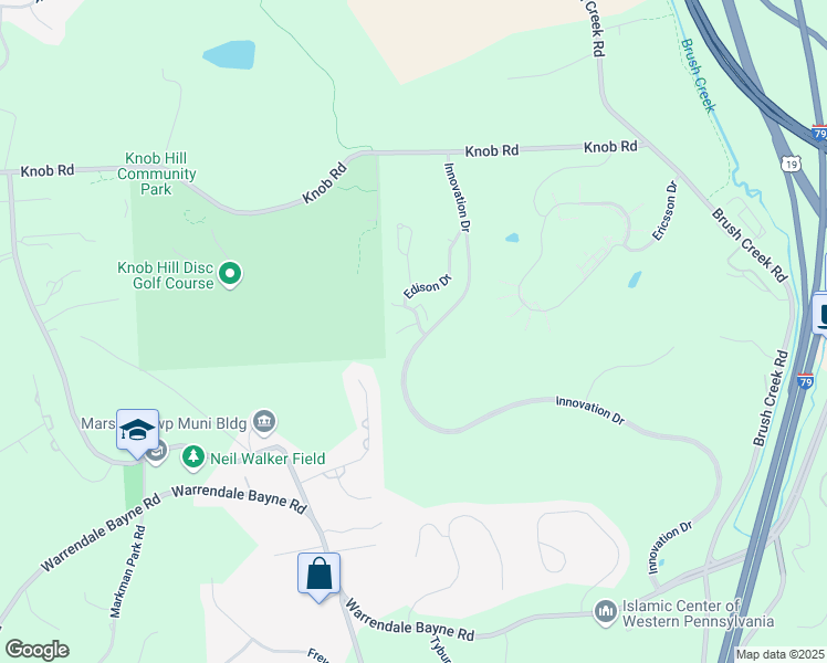 map of restaurants, bars, coffee shops, grocery stores, and more near 708 Carver Drive in Wexford