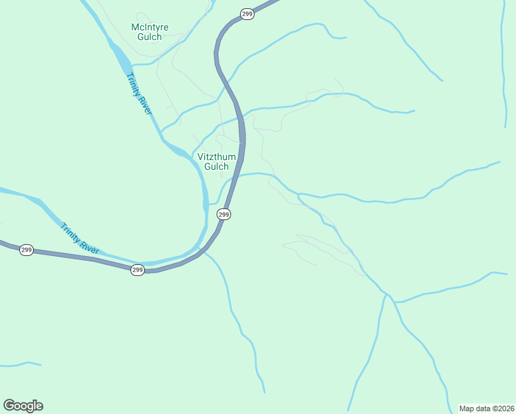 map of restaurants, bars, coffee shops, grocery stores, and more near 151 Vitzthum Gulch Road in Douglas City