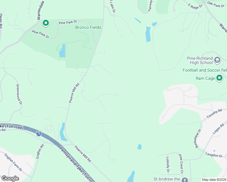 map of restaurants, bars, coffee shops, grocery stores, and more near 139 Birch Drive in Wexford