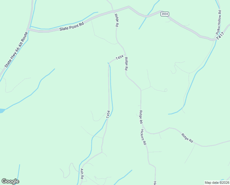 map of restaurants, bars, coffee shops, grocery stores, and more near 1338 Ash Road in Vandergrift