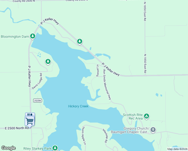 map of restaurants, bars, coffee shops, grocery stores, and more near 25454 Hiawatha Lane in Hudson