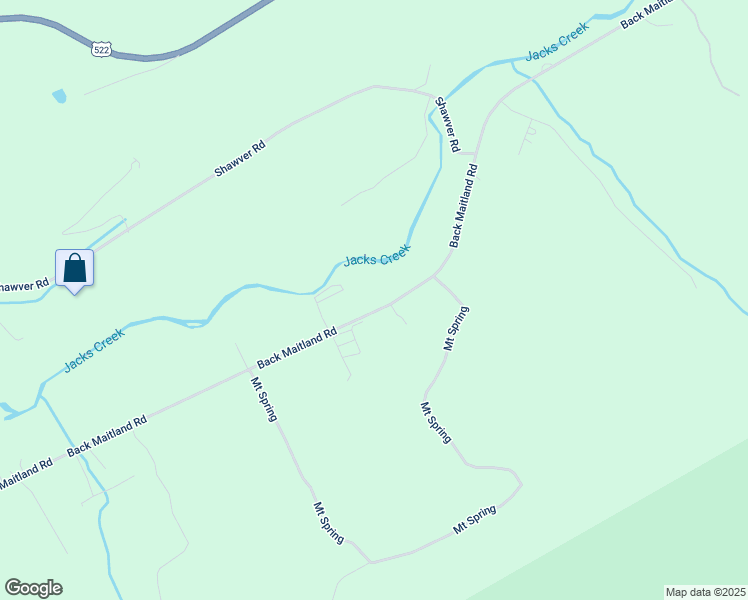 map of restaurants, bars, coffee shops, grocery stores, and more near 4219 Back Maitland Road in McClure