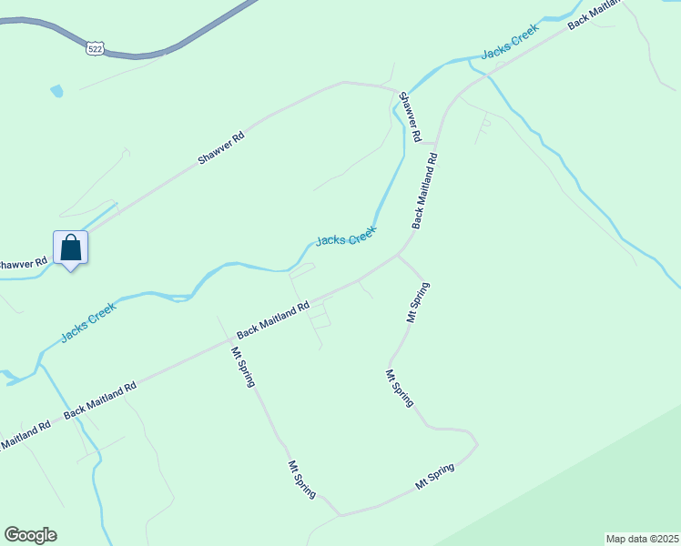 map of restaurants, bars, coffee shops, grocery stores, and more near 4219 Back Maitland Road in McClure