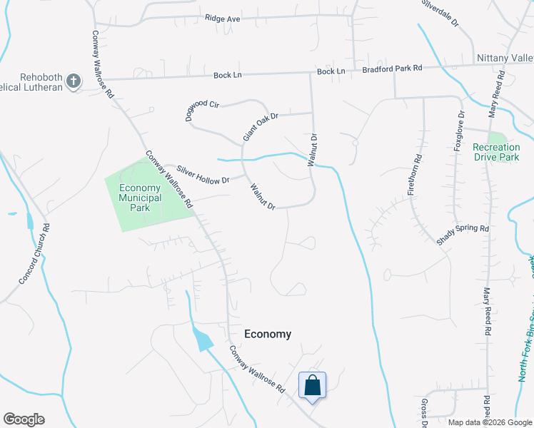 map of restaurants, bars, coffee shops, grocery stores, and more near 159 Walnut Dr in Baden