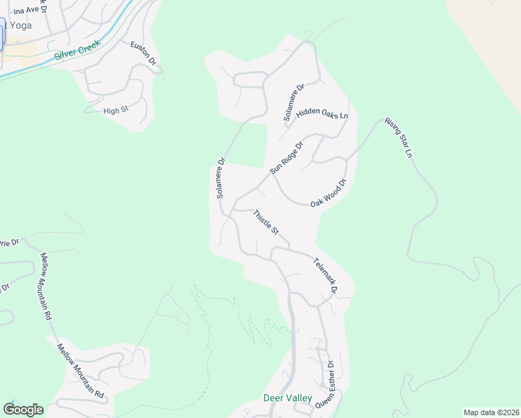map of restaurants, bars, coffee shops, grocery stores, and more near 3230 Thistle Street in Park City