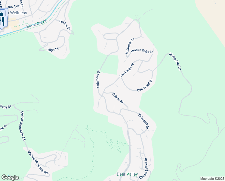 map of restaurants, bars, coffee shops, grocery stores, and more near 3195 Thistle Street in Park City