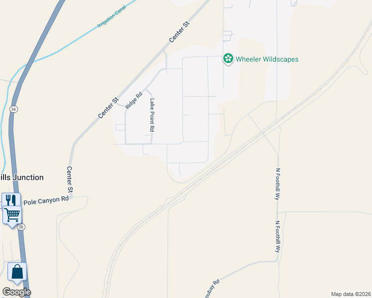 map of restaurants, bars, coffee shops, grocery stores, and more near 1262 Highline Road in Lake Point